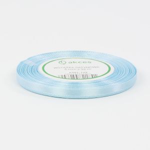 Wstążka satynowa Akces Błękitna, 6mm x 33m